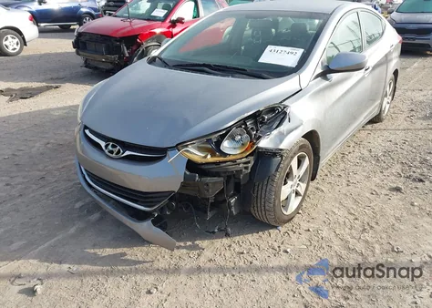 2013 Hyundai Elantra Gls from USA, damaged, VIN KMHDH4AE9DU931411